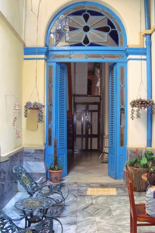 'Patio' Casas particulares are an alternative to hotels in Cuba.